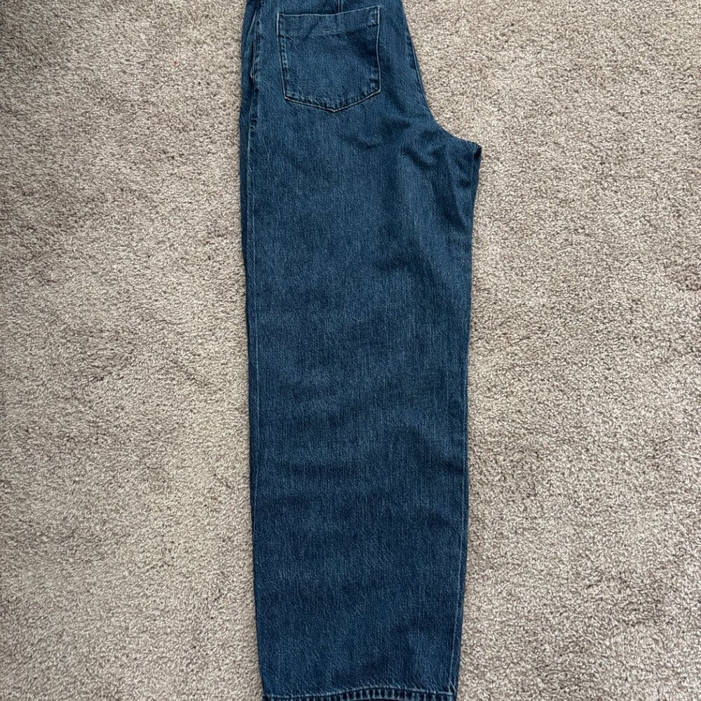 Uniqlo DRAPEY PLEATED DENIM Size M - Picture 6 of 6